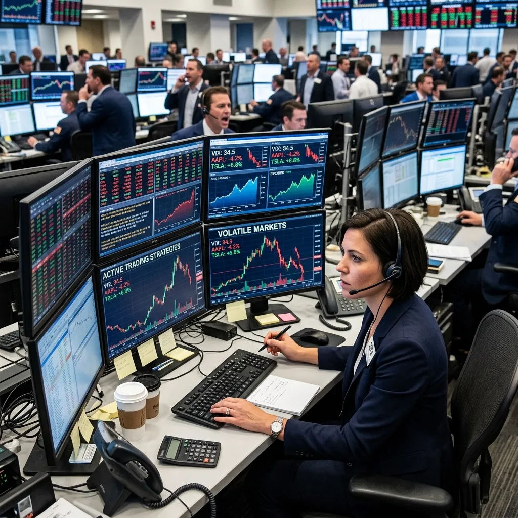 Active Trading Strategies for Volatile Markets